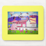 Fifties Flamingo Mousepads