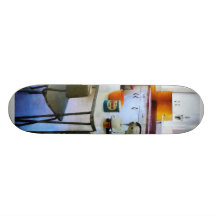 Fifties Kitchen Custom Skate Board