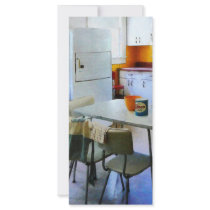 Fifties Kitchen Personalized Rack Card