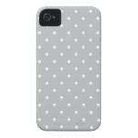 Fifties Style Grey Polka Dot Iphone 4/4S Case