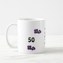 Fiftieth Birthday Coffee Mugs