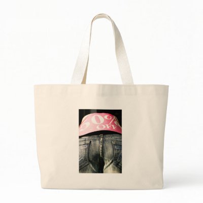 Fifty Percent Off Canvas Bags by hlehnerer