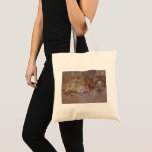 Fight at the Roundup Saloon by William Gollings Tote Bags