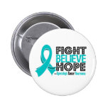 Fight Believe Hope - Gynaecologic Cancer buttons