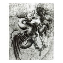 Fight between a Dragon and a Lion posters