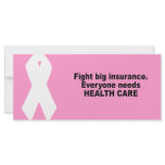 Fight Big insurance, everyone needs health care rack cards