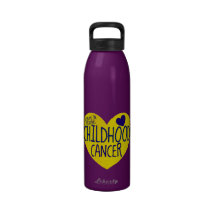 Fight Childhood Cancer Water Bottle