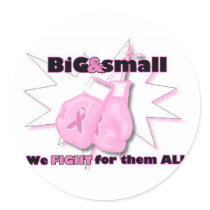 FIGHT for Breast Cancer Stickers