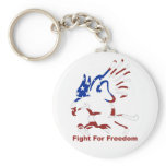 Fight For Freedom Eagle Keychain