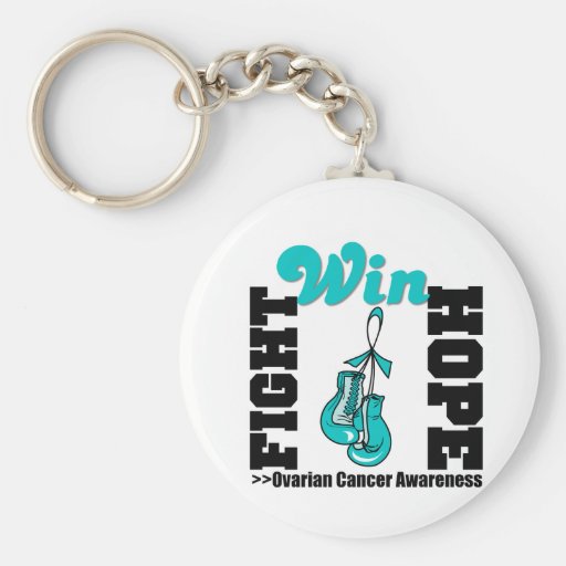 Fight Hope Win - Ovarian Cancer Key Chains