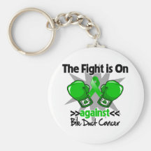 Fight is On Against Bile Duct Cancer Keychain