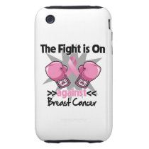 Fight is On Against Breast Cancer Iphone 3 Tough Cases