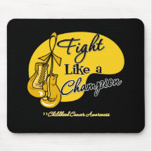 Fight Like a Champion Childhood Cancer Mouse Mat
