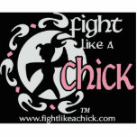 Fight Like A Chick photo sculptures