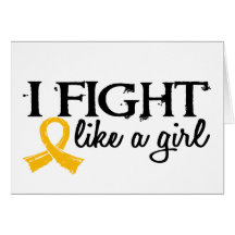 Fight Like A Girl 18.7 Childhood Cancer Cards