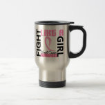 Fight Like A Girl 3.3 Breast Cancer Coffee Mugs