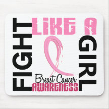 Fight Like A Girl 3.3 Breast Cancer Mouse Pad