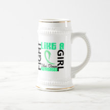 Fight Like A Girl 3.3 Celiac Disease Coffee Mugs