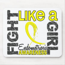 Fight Like A Girl 3.3 Endometriosis Mousepad
