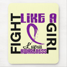 Fight Like A Girl 3.3 Lupus Mousemat