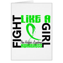 Fight Like A Girl 3.3 Non-Hodgkin's Lymphoma Greeting Cards