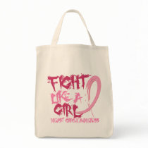 Fight Like A Girl 5.3 Breast Cancer Tote Bag