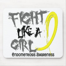 Fight Like A Girl 5.3 Endometriosis Mouse Mats