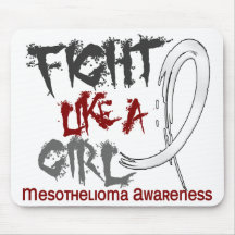 Fight Like A Girl 5.3 Mesothelioma Mouse Mat