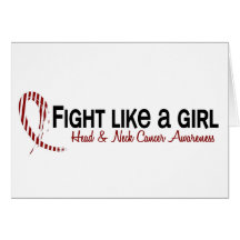 Fight Like A Girl 6.3 Head And Neck Cancer Card