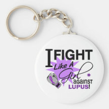 Fight Like A Girl Against Lupus 11 Key Chain