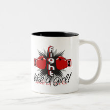 Fight Like A Girl AIDS 32.8 Coffee Mugs
