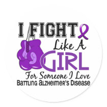 Fight Like A Girl Alzheimer's Disease 15.6
