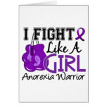 Fight Like A Girl Anorexia 15.2 Greeting Card