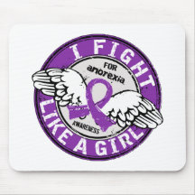 Fight Like A Girl Anorexia 16.5 Mousepad