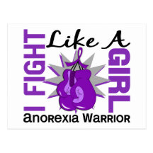 Fight Like A Girl Anorexia 8.2 Post Cards