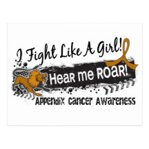 Fight Like A Girl Appendix Cancer 19.1 Postcards