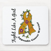 Fight Like A Girl Appendix Cancer 29.4 Mouse Pad