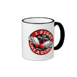 Fight Like A Girl Blood Cancer 16.5 Coffee Mug