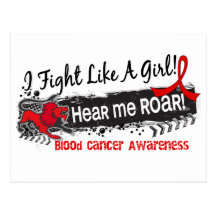 Fight Like A Girl Blood Cancer 19.1 Post Cards