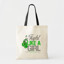 Fight Like a Girl Boxing - Kidney Disease Tote Bag