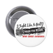 Fight Like A Girl Brain Cancer 19.1 buttons