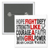 Fight Like A Girl Brain Cancer 23.4 buttons