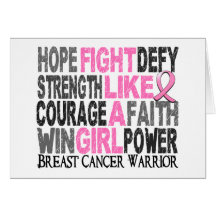 Fight Like A Girl Breast Cancer 23.4 Greeting Cards