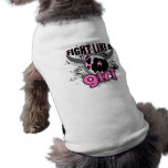 Fight Like A Girl Breast Cancer 33.8 pet clothing