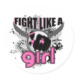 Fight Like A Girl Breast Cancer 33.8 stickers