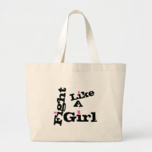 Fight like a girl breast cancer bags