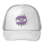 Fight Like a Girl Button - Alzheimer's Disease Mesh Hat