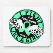 Fight Like A Girl Celiac Disease 16.5 Mouse Mat