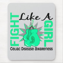 Fight Like A Girl Celiac Disease 8.3 Mousemat