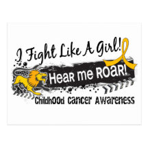 Fight Like A Girl Childhood Cancer 19.1 Postcards